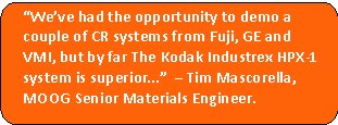 MOOG testimonial quote