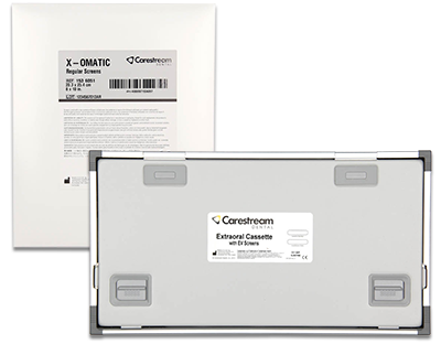 Écrans et cassettes dentaires